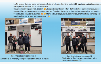 Doublette mixte 14 février