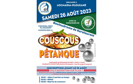Couscous Pétanque 2023