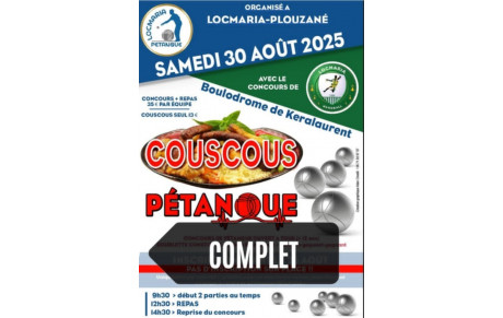 Couscous Pétanque 2025 complet